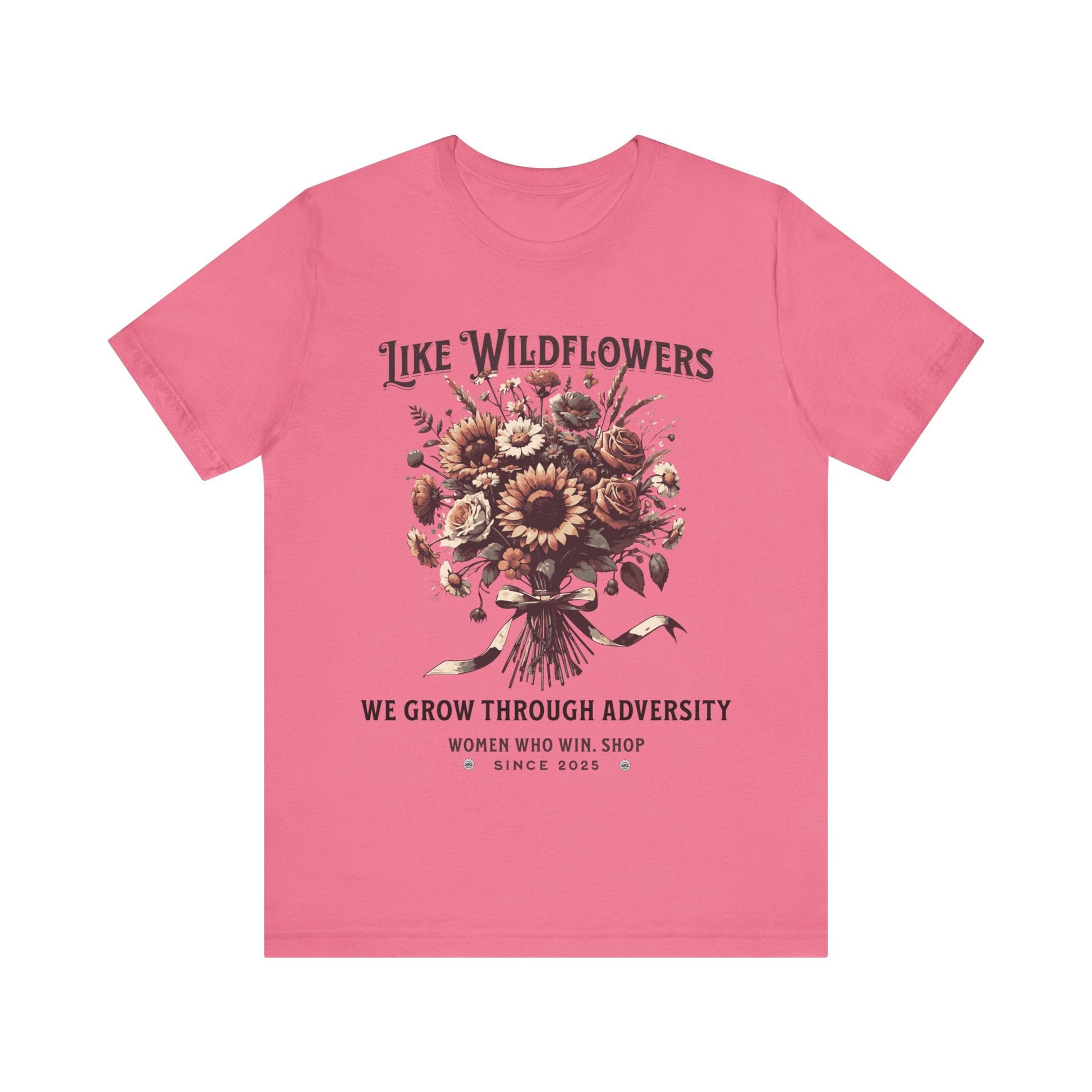 T-Shirt Wildflowers Growth T-Shirt Charity Pink / S