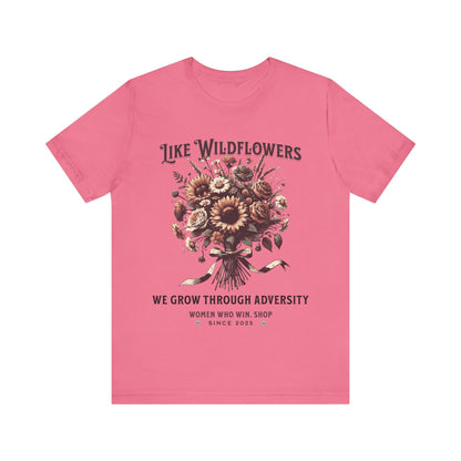 T-Shirt Wildflowers Growth T-Shirt Charity Pink / S