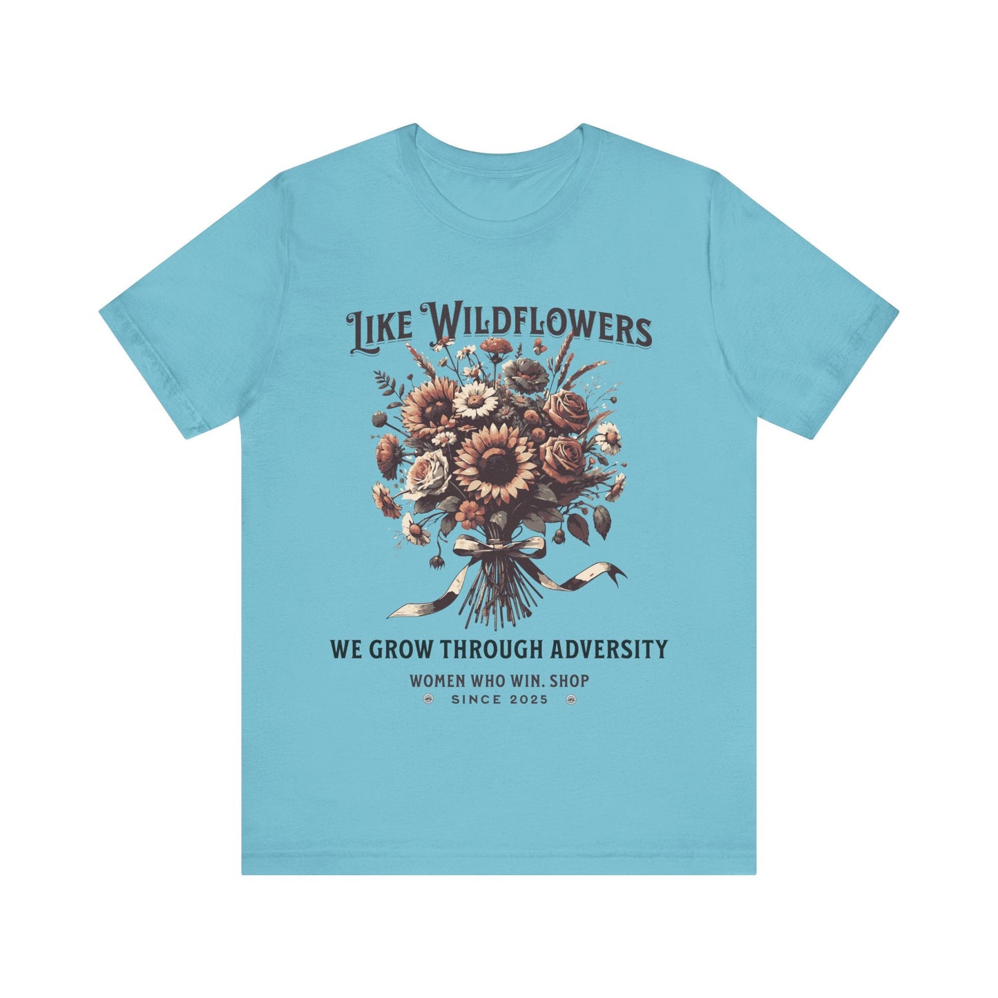 T-Shirt Wildflowers Growth T-Shirt Turquoise / S