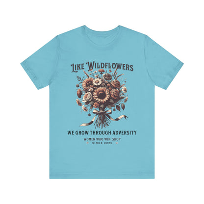 T-Shirt Wildflowers Growth T-Shirt Turquoise / S