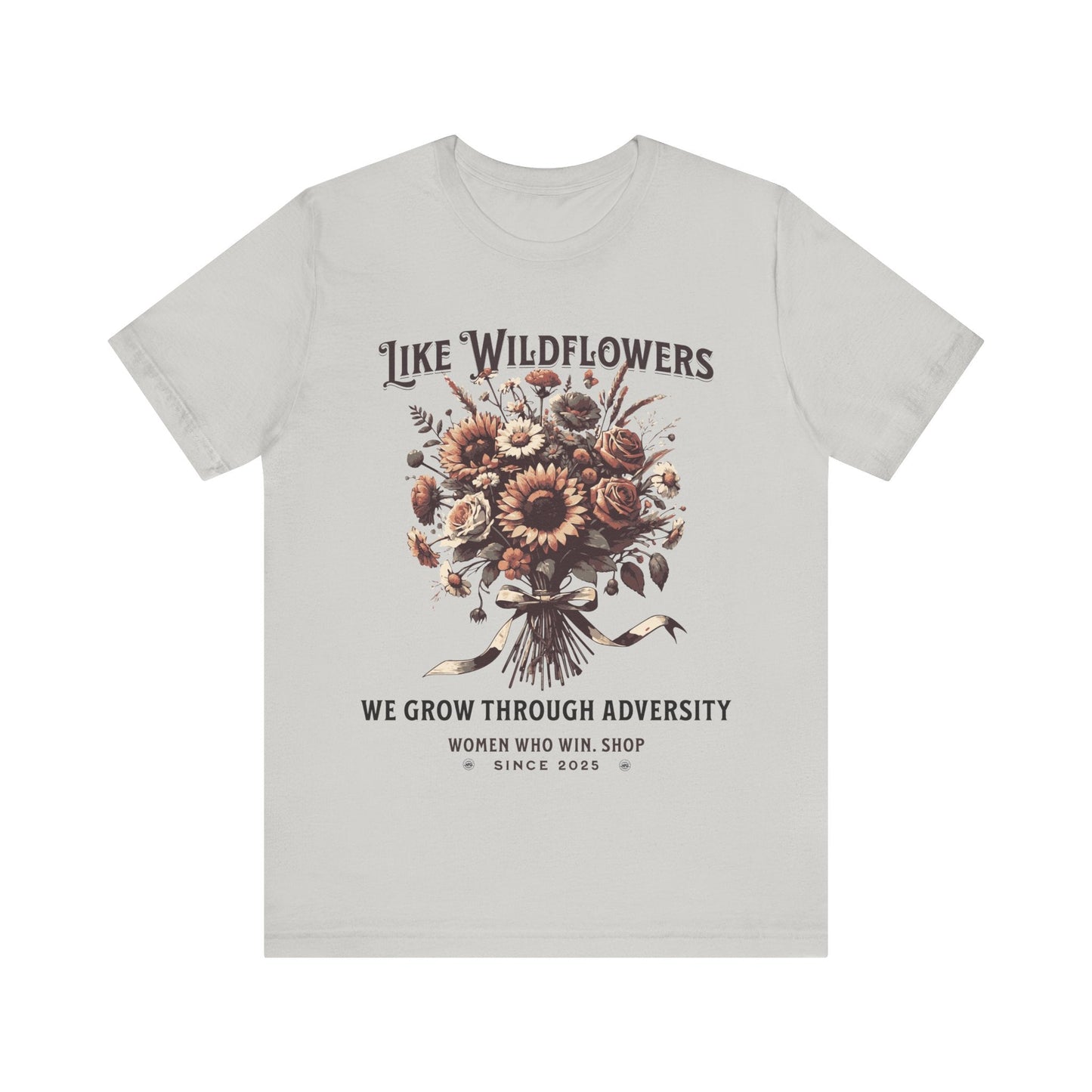 T-Shirt Wildflowers Growth T-Shirt Silver / S