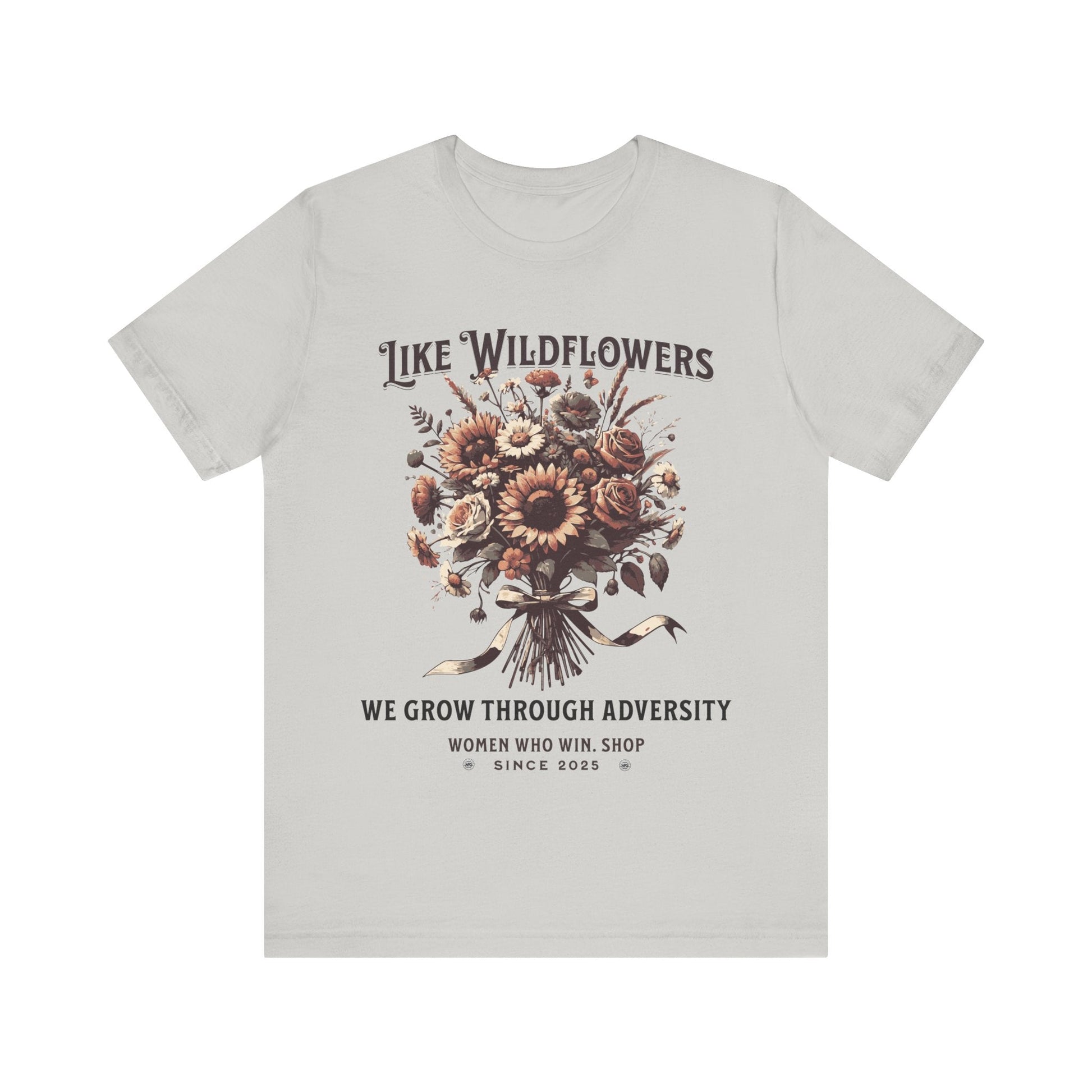 T-Shirt Wildflowers Growth T-Shirt Silver / S