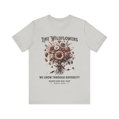 T-Shirt Wildflowers Growth T-Shirt Silver / S