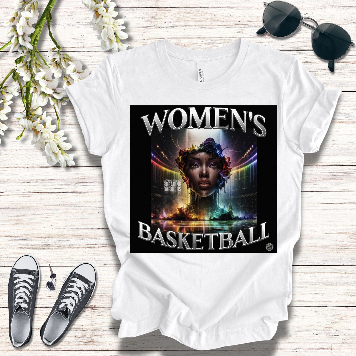 T-Shirt Women's Basketball Breaking Barriers Graphic T-Shirt
