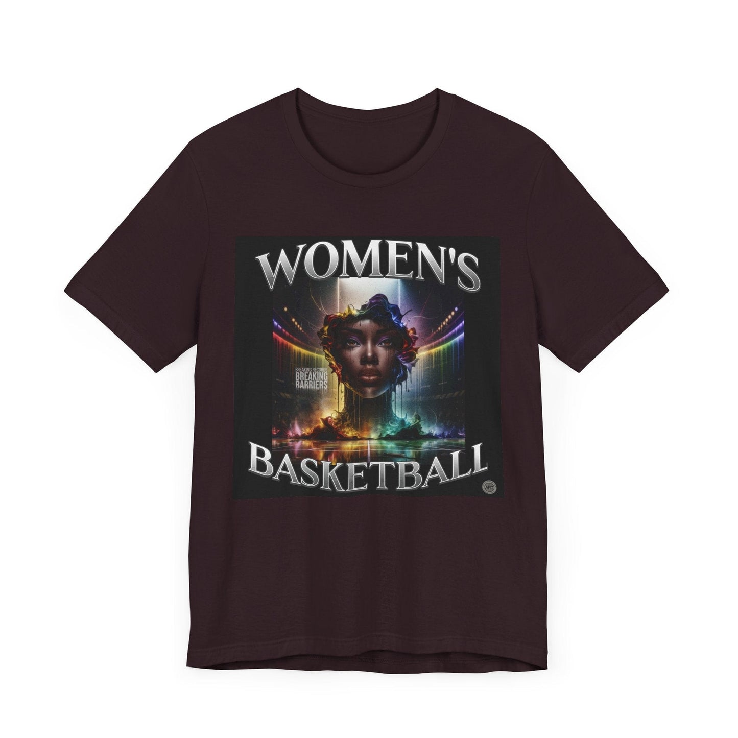 T-Shirt Women's Basketball Breaking Barriers Graphic T-Shirt Oxblood Black / XS