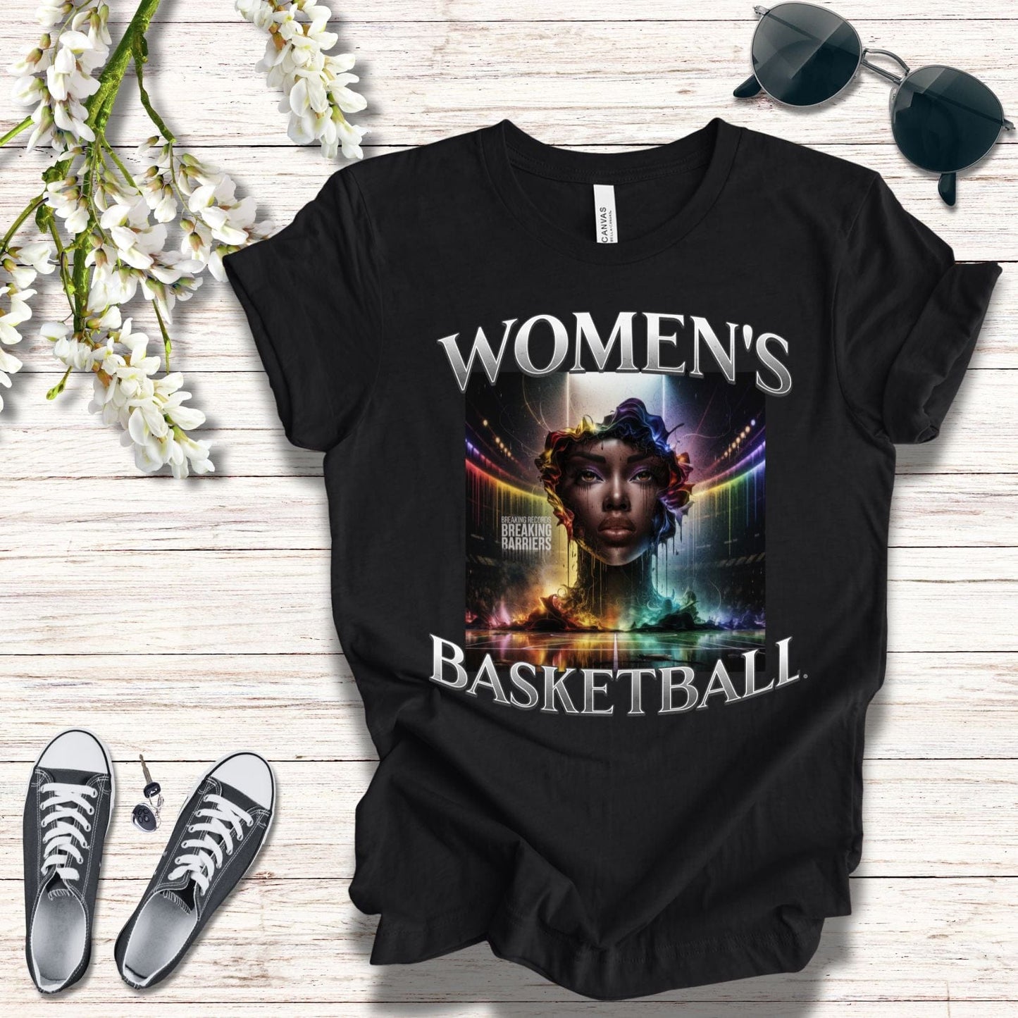 T-Shirt Women's Basketball Breaking Barriers Graphic T-Shirt