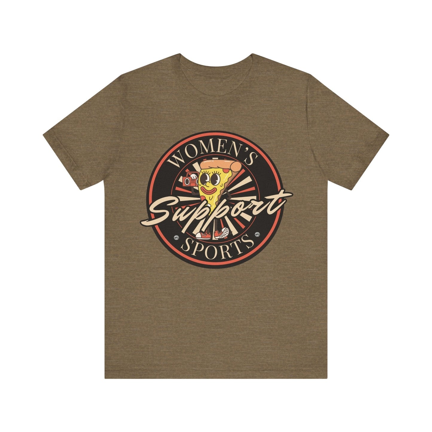 T-Shirt Women's Sports Support Tee Heather Olive / S