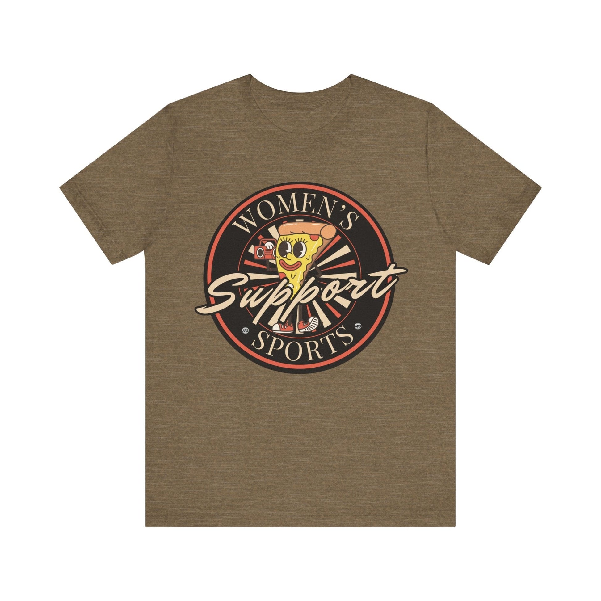 T-Shirt Women's Sports Support Tee Heather Olive / S