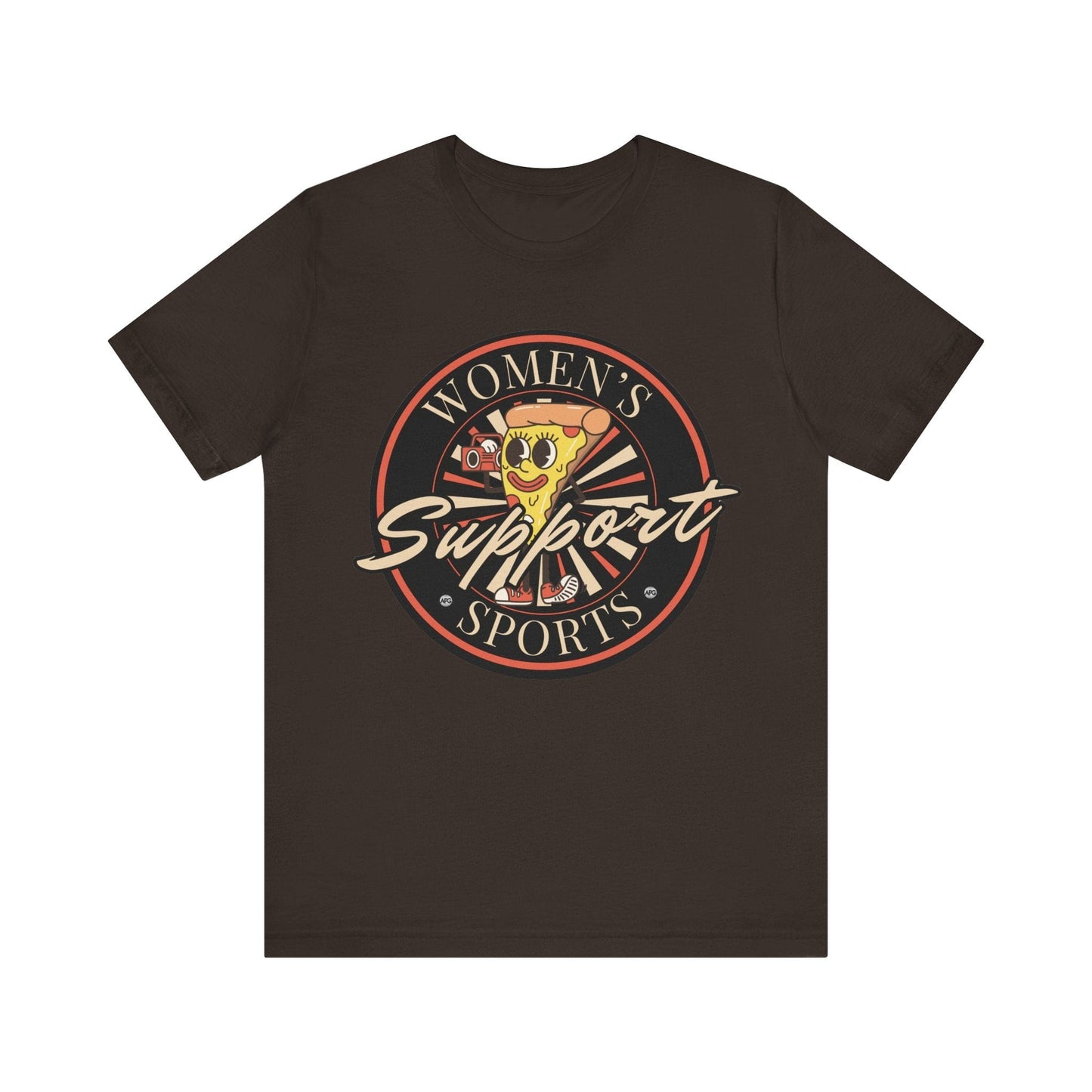 T-Shirt Women's Sports Support Tee Brown / S