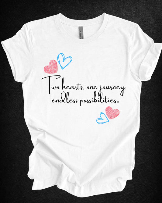 Two Hearts Topography Tee