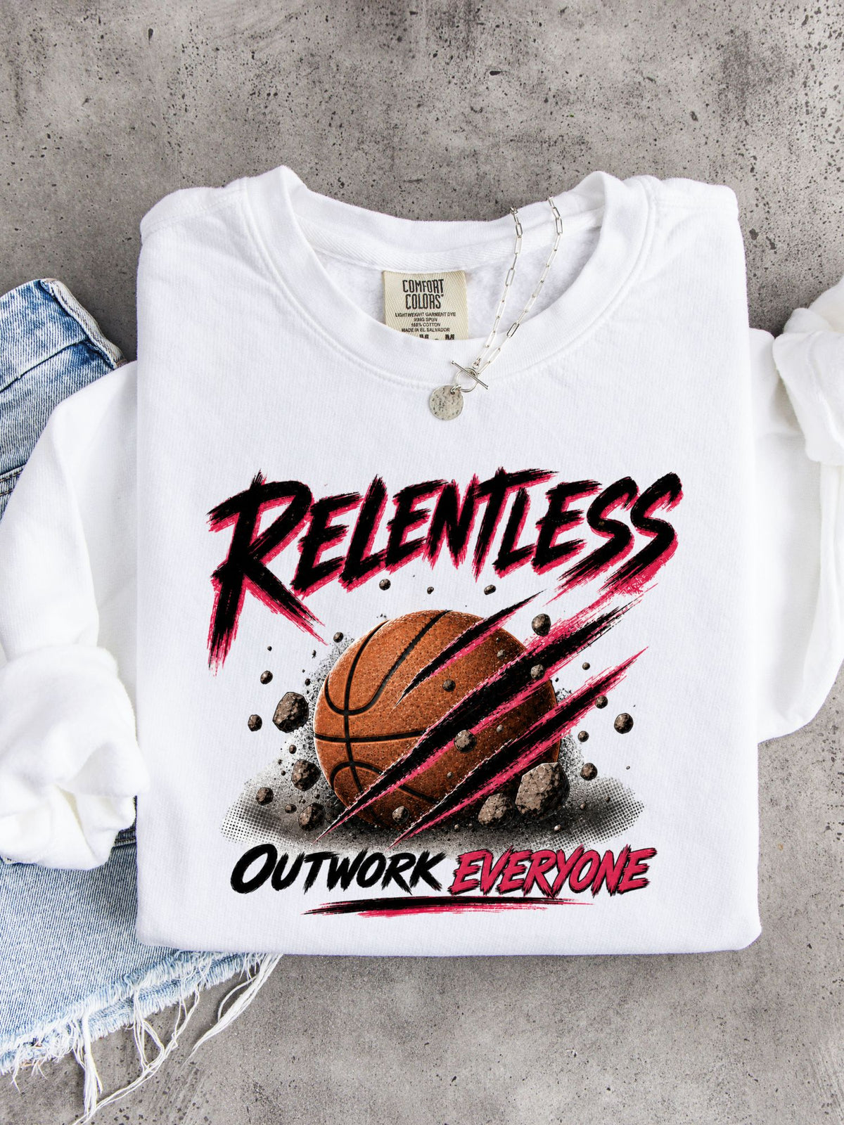Relentless Basketball Lightweight Crewneck