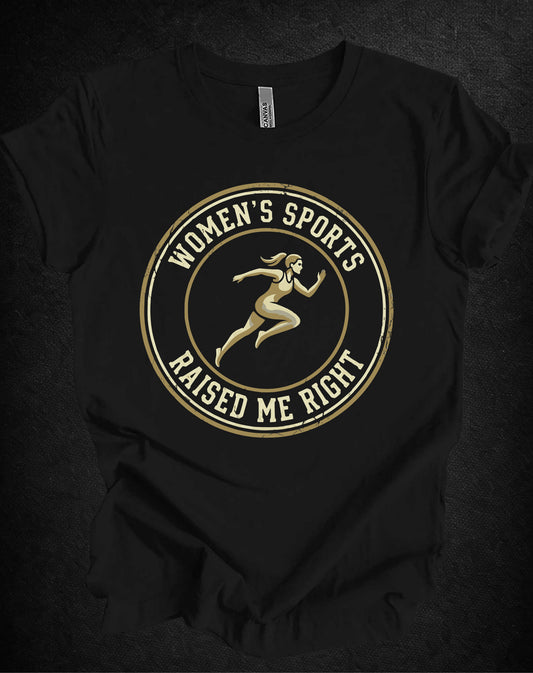 Women’s Sports Raised Me Right Tee